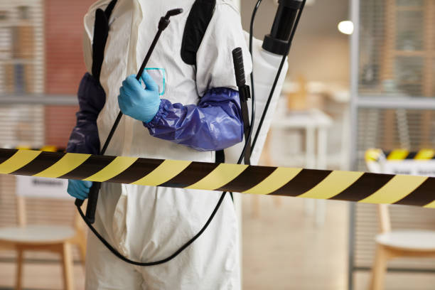 Professional Biohazard technician working in Wadmalaw Island, SC